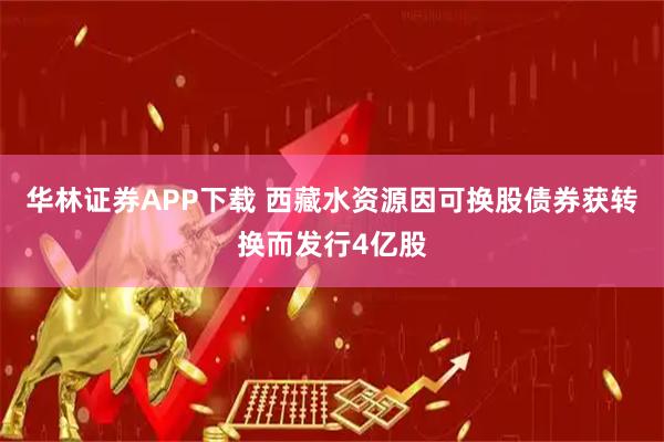 华林证券APP下载 西藏水资源因可换股债券获转换而发行4亿股